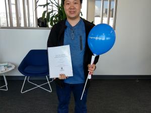 Photo of Thesis Submission Celebration